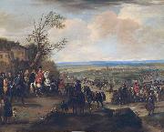 John Wootton The Duke of Marlborough at the Battle of Oudenaarde painting